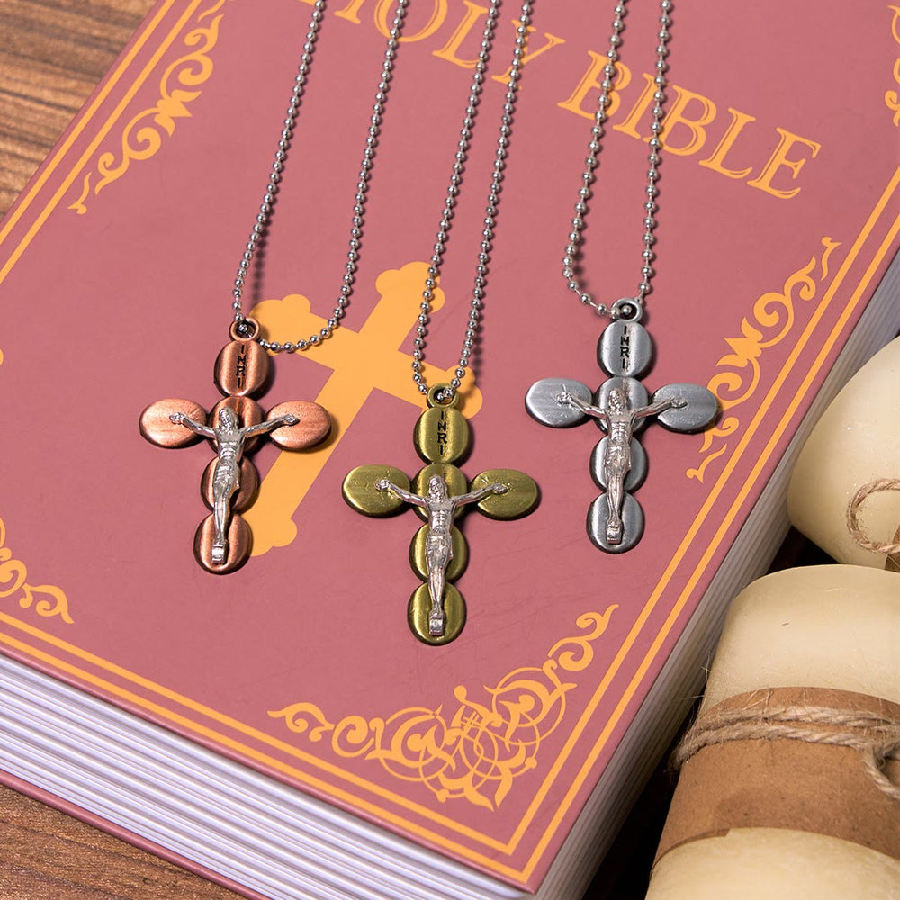 Christianartworkshop Simple Style Crucifx Protective Religion Amulet Pendant Necklace - image 2
