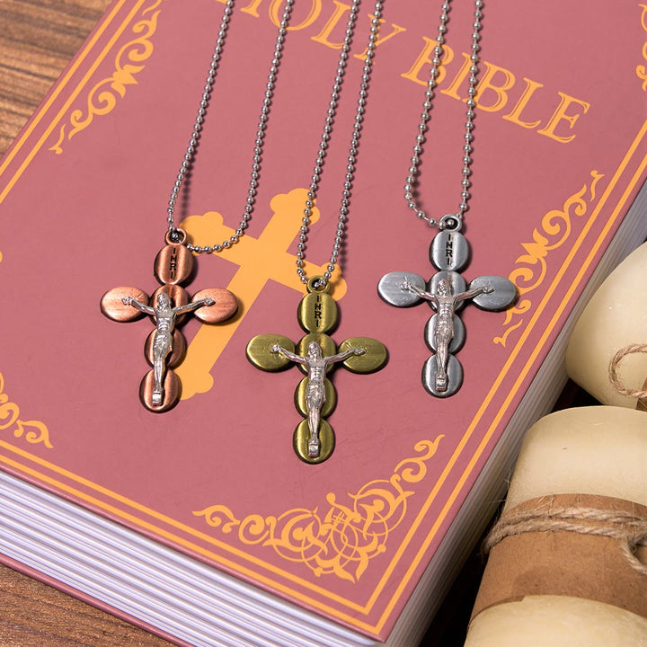 Christianartworkshop Simple Style Crucifx Protective Religion Amulet Pendant Necklace - image 2