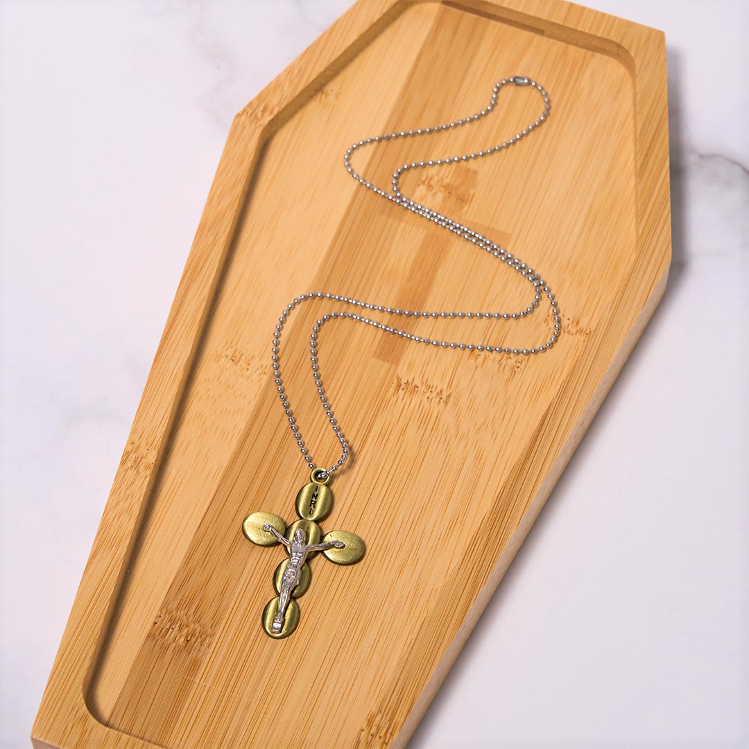 Christianartworkshop Simple Style Crucifx Protective Religion Amulet Pendant Necklace - image 10