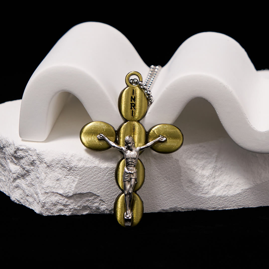 Christianartworkshop Simple Style Crucifx Protective Religion Amulet Pendant Necklace - image 7