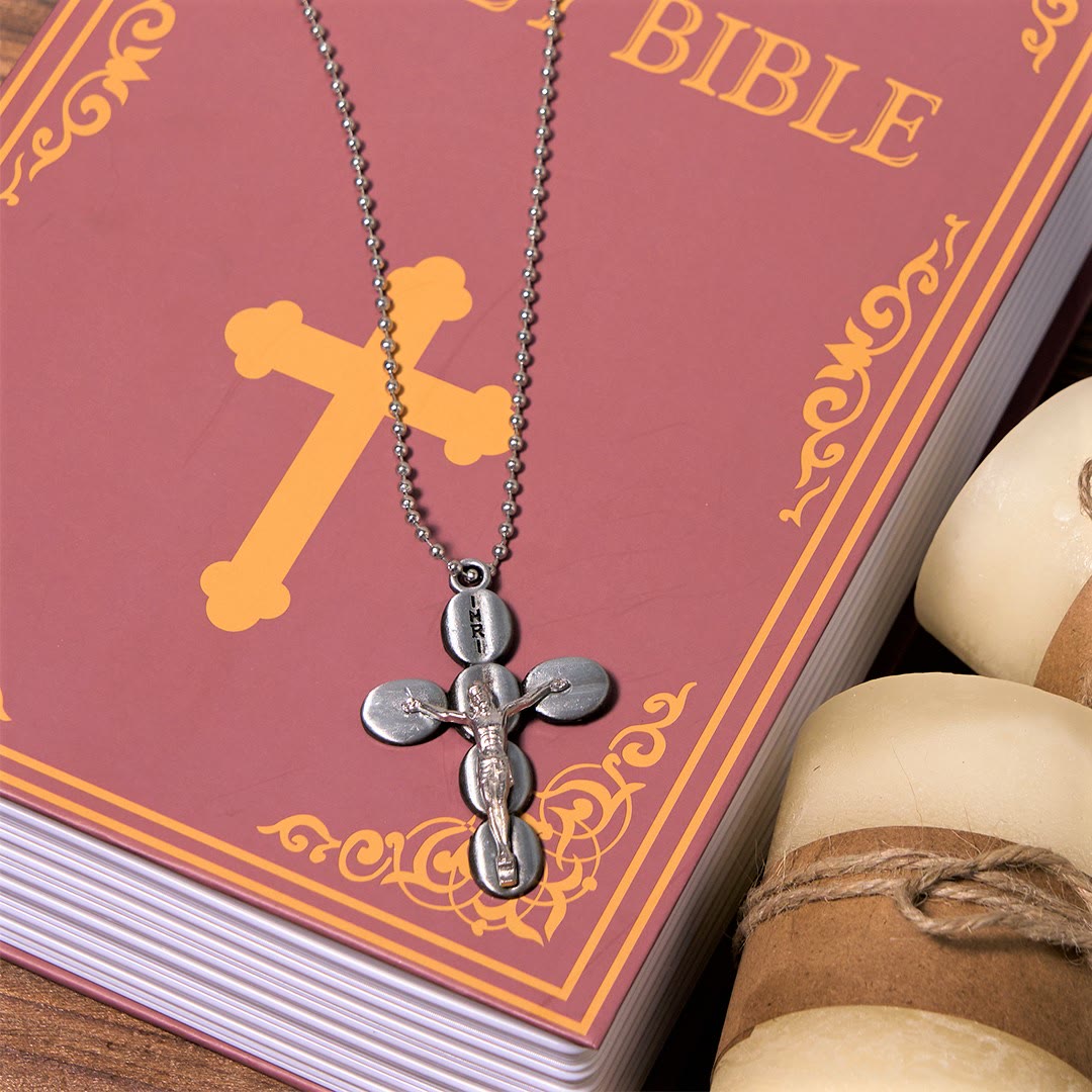 Christianartworkshop Simple Style Crucifx Protective Religion Amulet Pendant Necklace - image 14