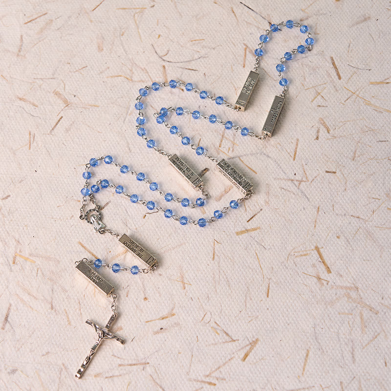 Christianartworkshop The Mysteries Rosary Engraved Mystery Bar - image 9