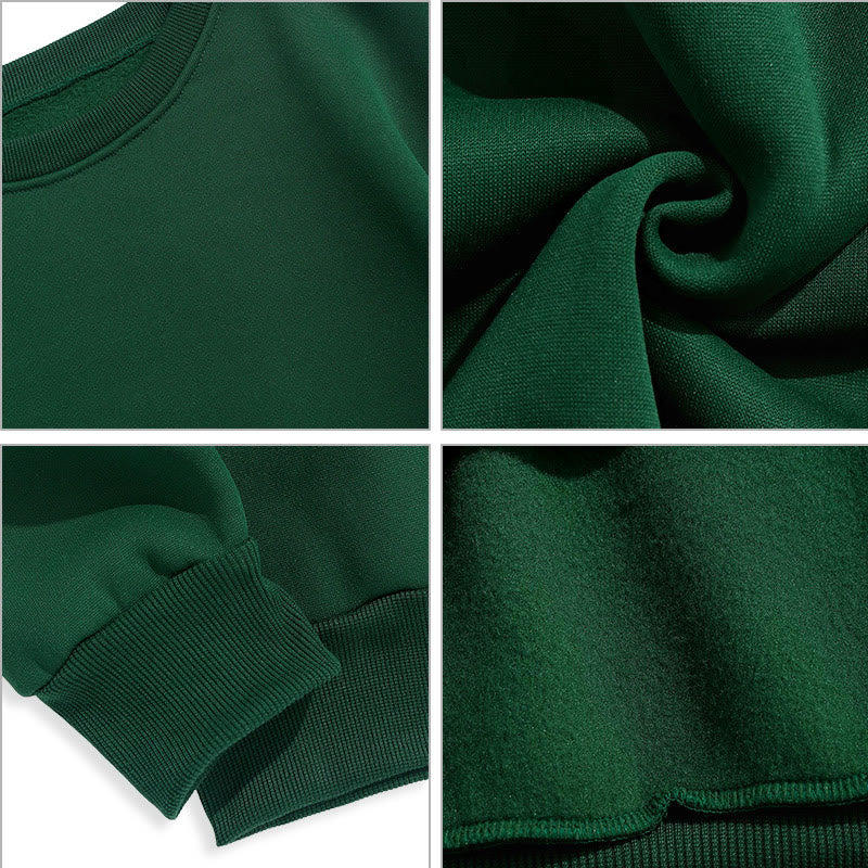 Christianartworkshop Classic Style St. Benedict Figure Fleece Lined Polyester Sweatshirt - image 24