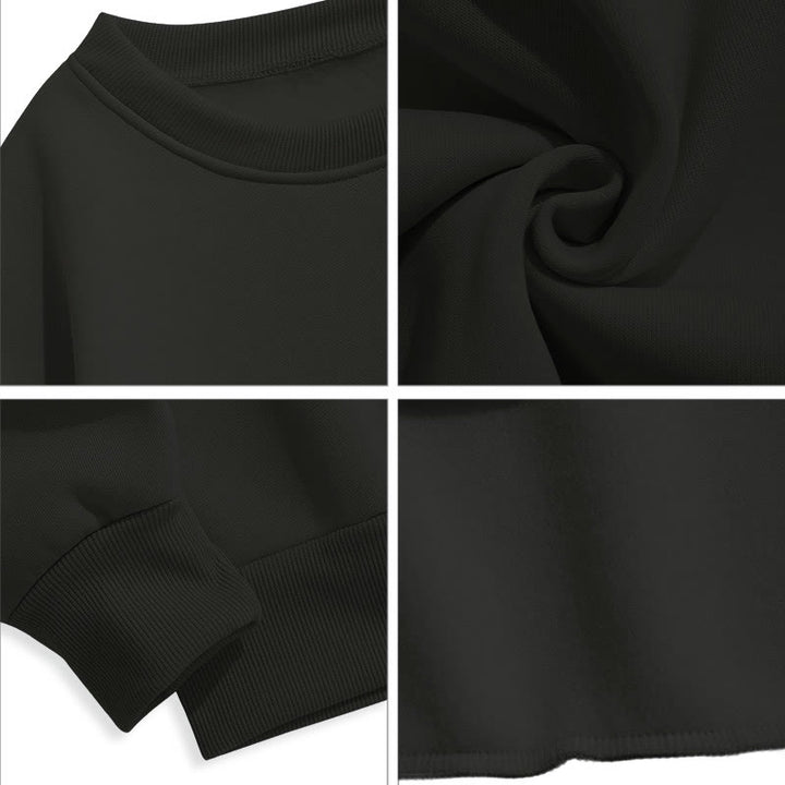 Christianartworkshop Classic Style St. Benedict Cruxifix Faith Fleece Lined Polyester Sweatshirt - image 4