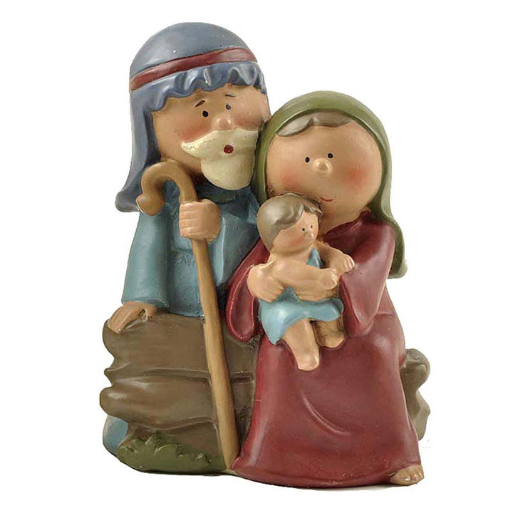 Christianartworkshop Cartoon Style Sculpture of Holy Family Resin Stereoscopic Desktop Ornaments - image 4