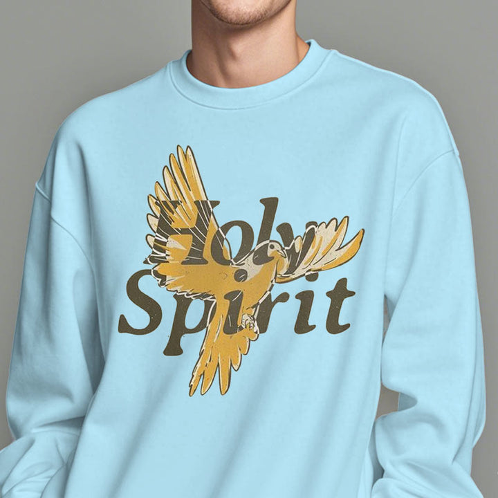 Christianartworkshop Classic Style Holy Spirit Flying Dove Fleece Lined Polyester Sweatshirt - image 28