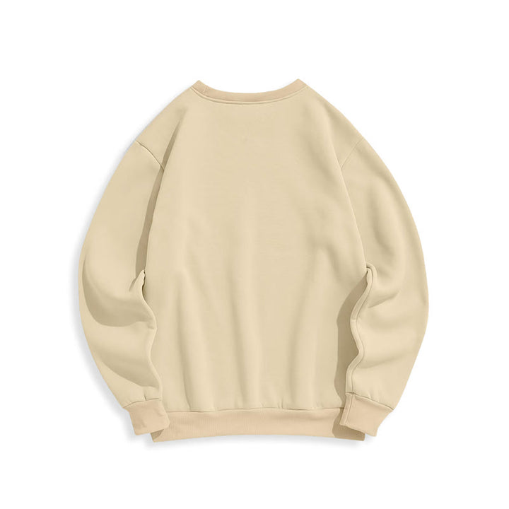 Christianartworkshop Quotation Style Faith Over Fear Lamb Fleece Lined Polyester Sweatshirt - image 11