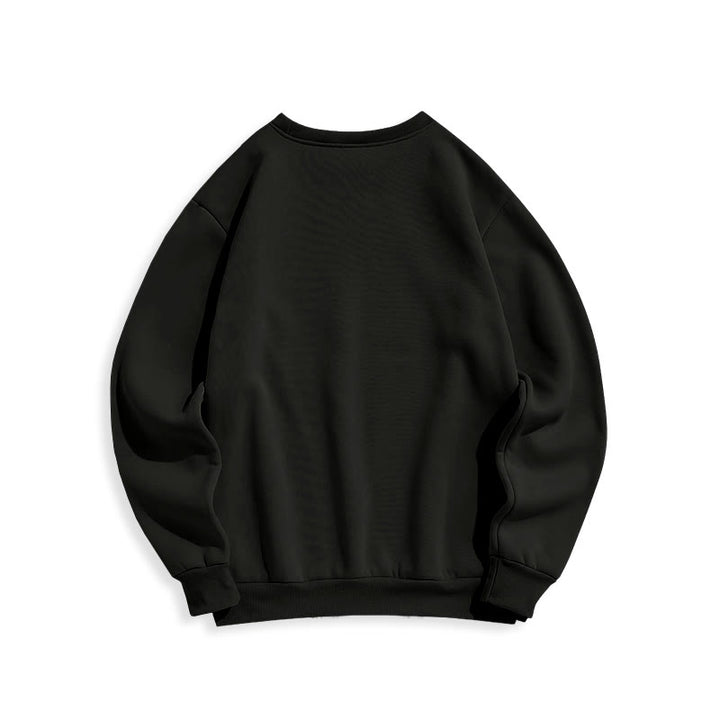Christianartworkshop Quotation Style Faith Over Fear Lamb Fleece Lined Polyester Sweatshirt - image 6