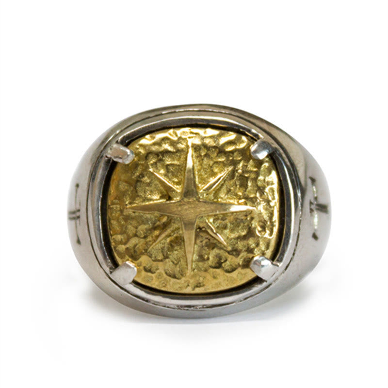 Christianartworkshop Classic Style Star of Bethlehem Cross Sacred Blessing Ring - image 3