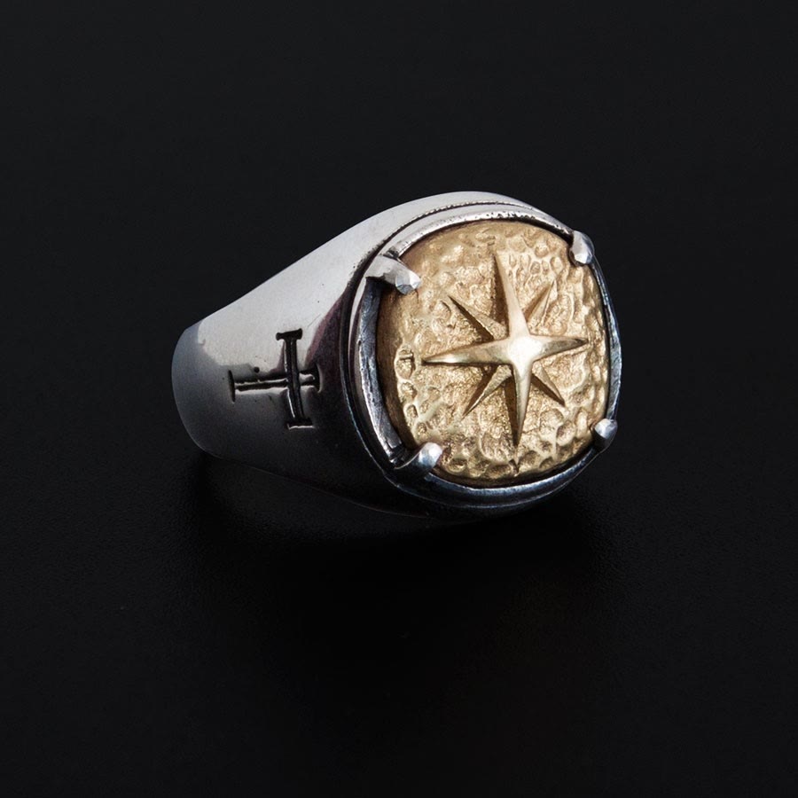 Christianartworkshop Classic Style Star of Bethlehem Cross Sacred Blessing Ring - US 11 - image 0