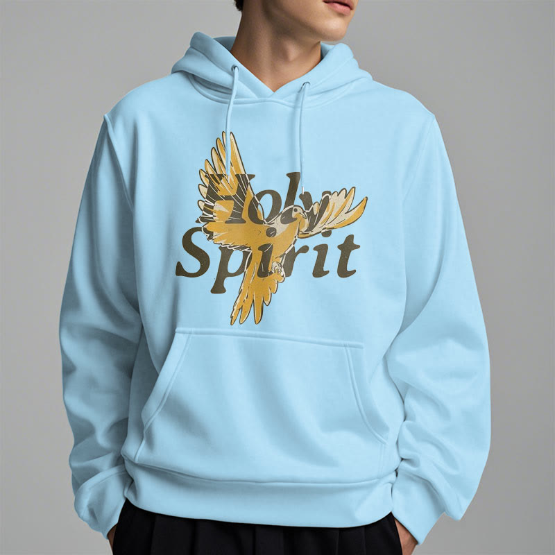 Christianartworkshop Classic Style Holy Spirit Flying Dove Fleece Lined Polyester Hoodie - image 28