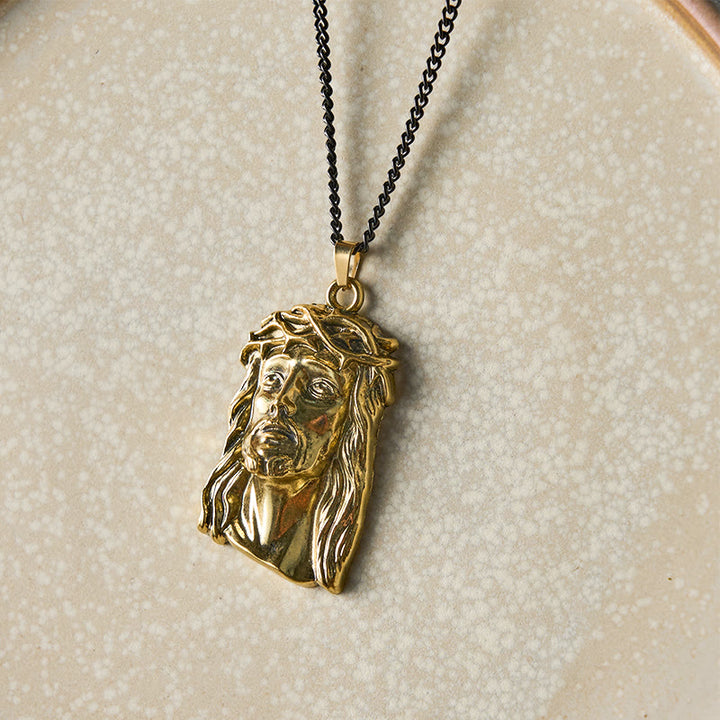 Christianartworkshop Realistic Style Crown of Thorns Jesus Blessed Faith Pendant Necklace - image 6