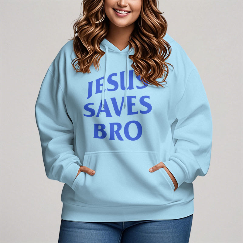 Christianartworkshop Quotation Style Jesus Saves Bro Proud Faith Fleece Lined Polyester Hoodie - image 18