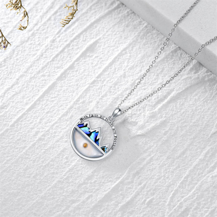 Christianartworkshop Classic Style Mustard Seed With Faith All Things Are Possible Pendant Necklace - image 2