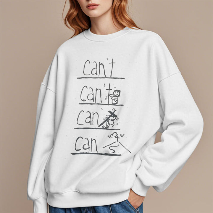 Christianartworkshop Quotation Style Redemption Through Jesus Sacrifice Fleece Lined Polyester Sweatshirt - image 10