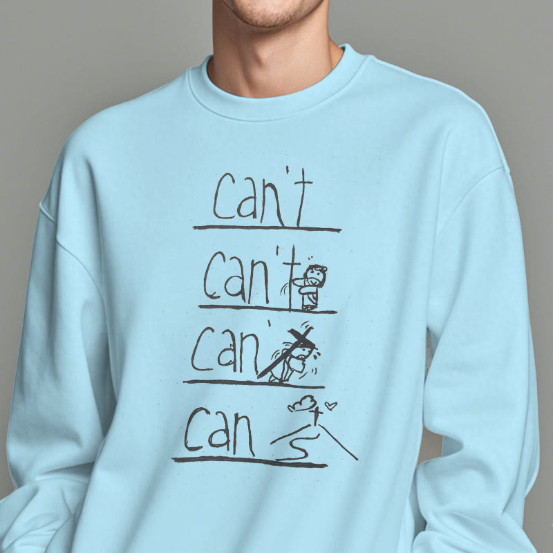 Christianartworkshop Quotation Style Redemption Through Jesus Sacrifice Fleece Lined Polyester Sweatshirt - image 5