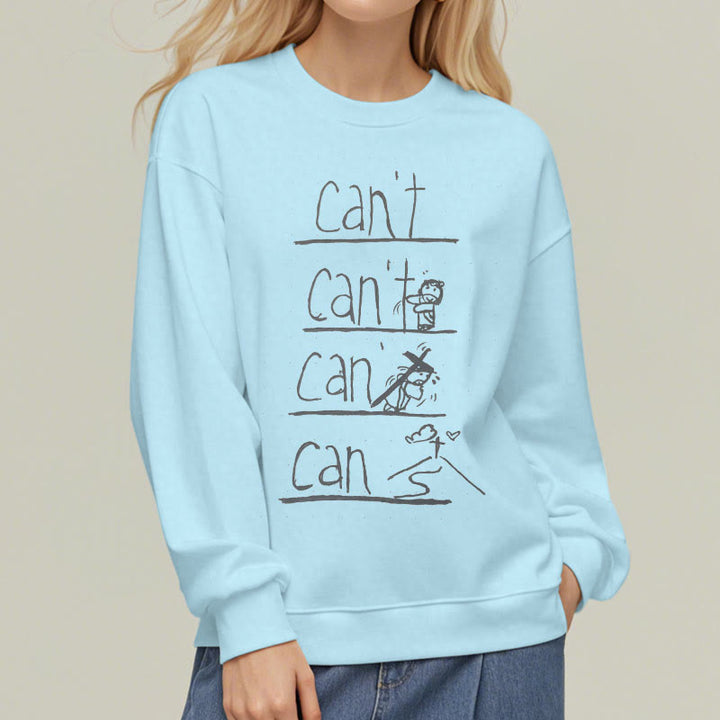 Christianartworkshop Quotation Style Redemption Through Jesus Sacrifice Fleece Lined Polyester Sweatshirt - image 4