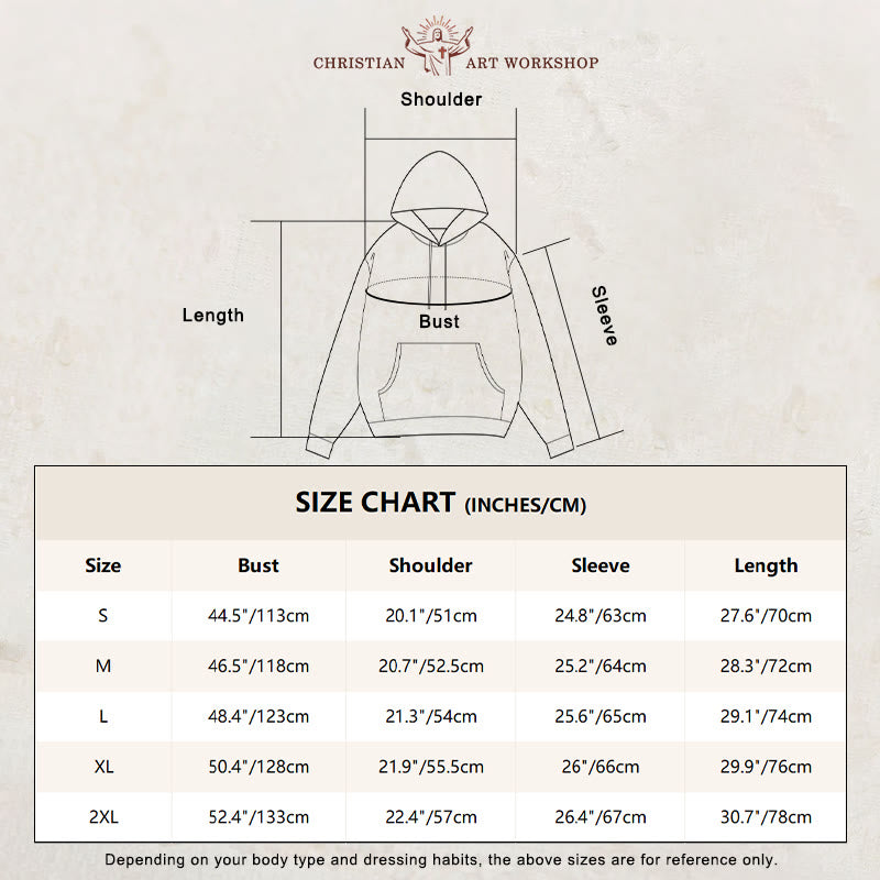 Christianartworkshop Quotation Style Jesus Is The King Fleece Lined Polyester Hoodie - image 3