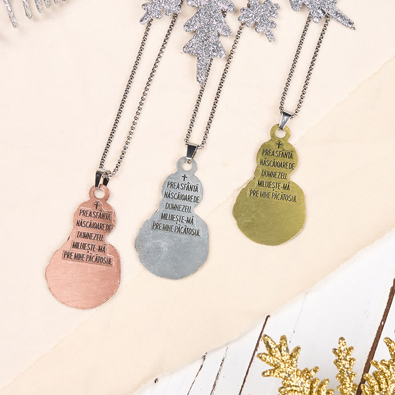 Christianartworkshop Classic Style Madonna And Child Faith Symbol Pendant Necklace - image 9