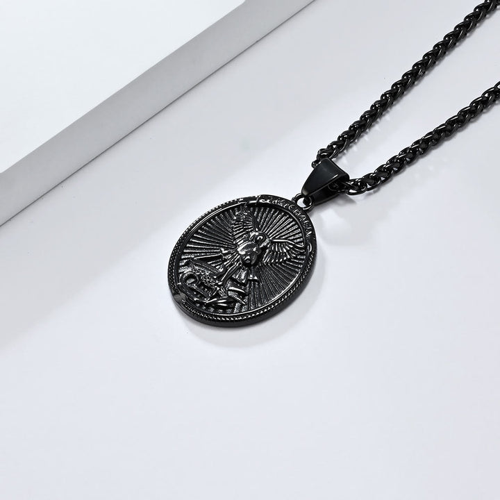 Christianartworkshop Classic Style Saint Michael Archangel Ephesians 6:10 Pendant Necklace - image 11