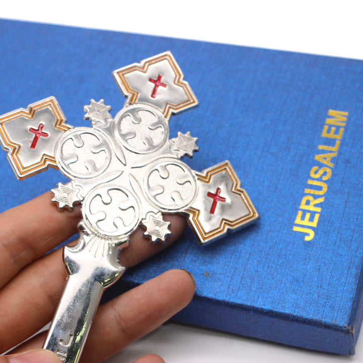 Christianartworkshop Classic Style Jerusalem Cross-Shaped Regal Blessing Hand Cross - image 5