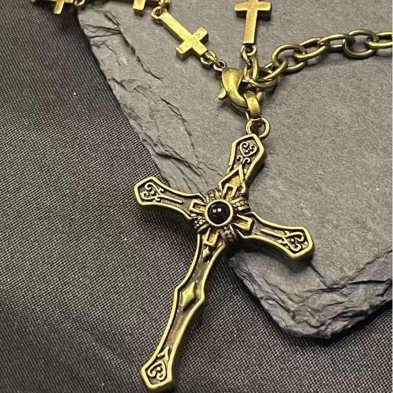 Christianartworkshop Modern Style Sacred Salvation Cross Pendant Necklace - Cross - image 1
