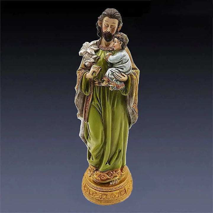 Christianartworkshop Classic Style St. Joseph Holding Child Jesus Desktop Decorations Ornament - image 5