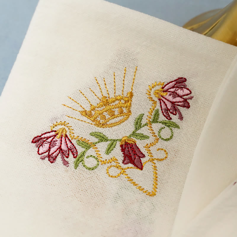 Christianartworkshop Classic Style Marian Floral Grace Altar Linen Set - image 11