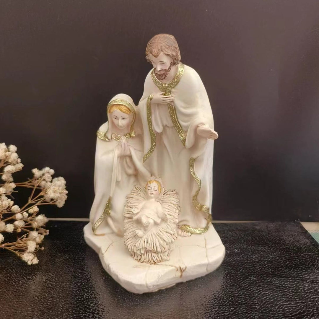 Christianartworkshop Nativity Holy Family Figurine Set Desktop Decorations Ornament - Nativity Scene - image 1