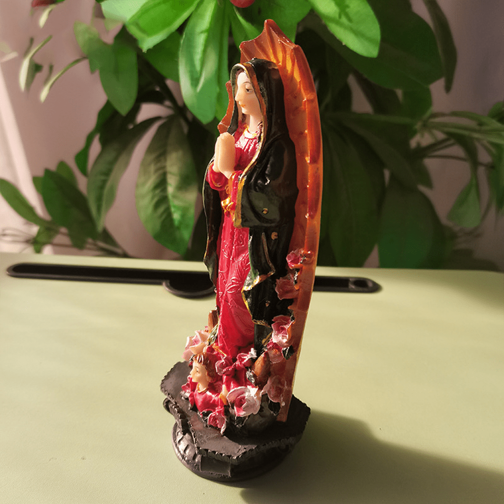 Christianartworkshop Classic Style Crafted Our Lady of Guadalupe Desktop Decorations Ornament - image 2