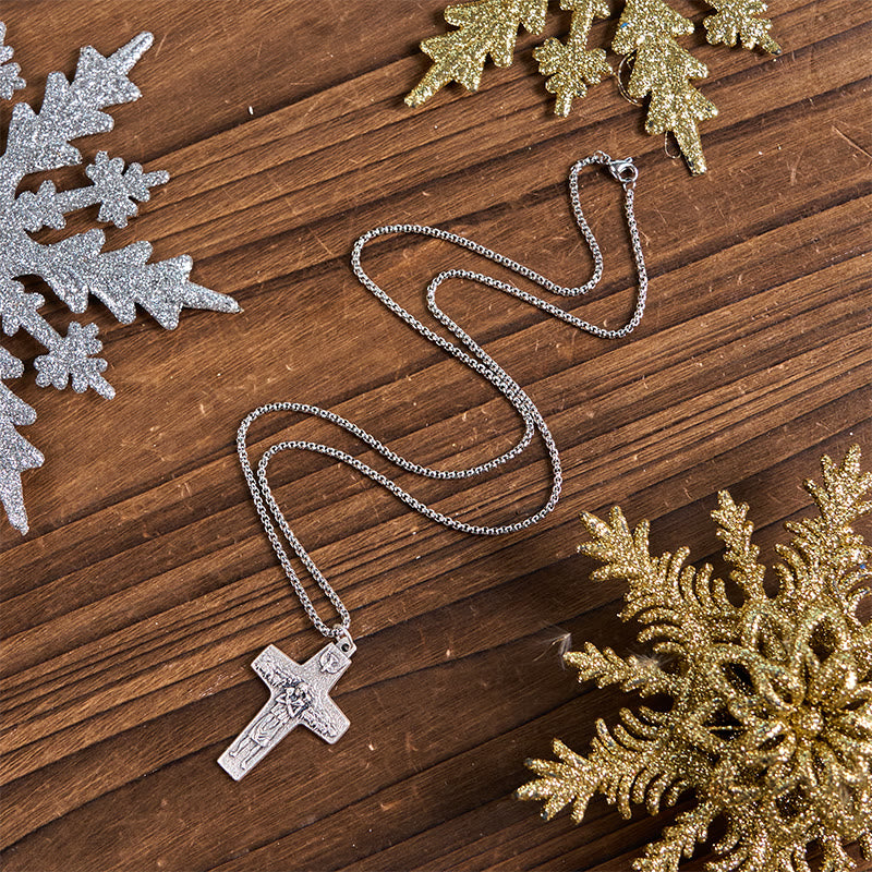 Christianartworkshop Retro Style Jesus and His Sheep The Good Shepherd Pendant Necklace - image 5