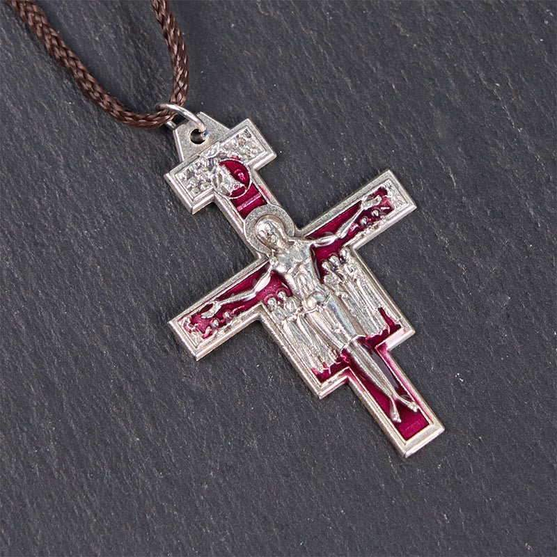 Christianartworkshop St. Francis San Damiano Cross Pendant Necklace | A Symbol of Faith and Peace - image 5