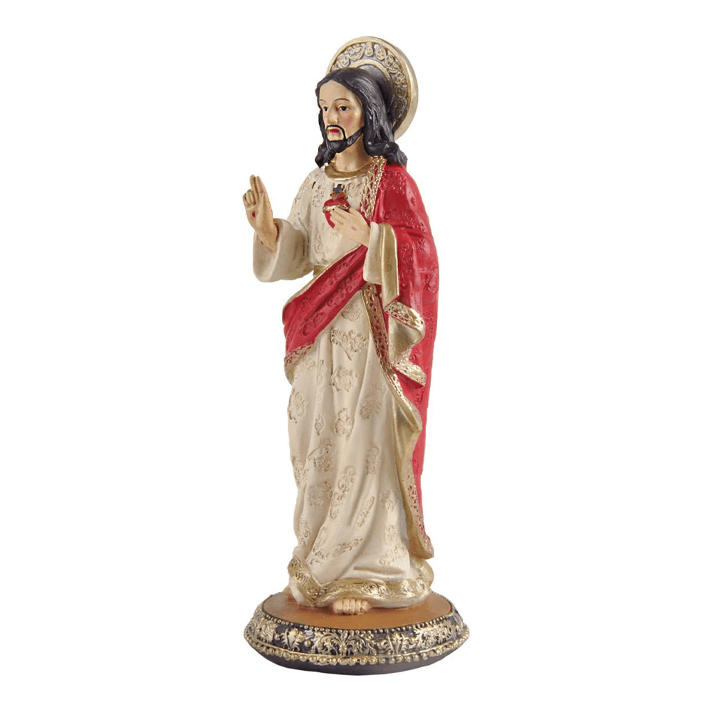 Christianartworkshop Statue of the Sacred Heart of Jesus Resin Church Souvenirs Desktop Ornament - image 2