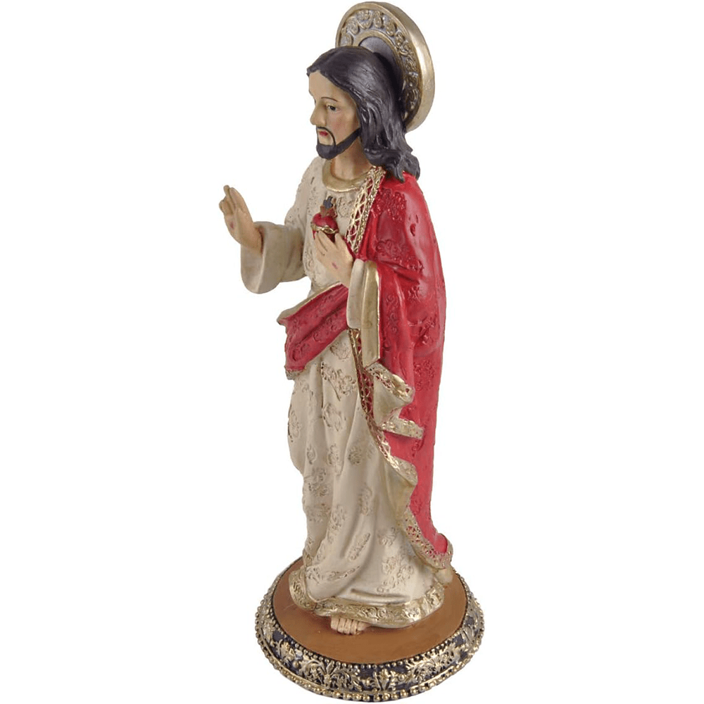 Christianartworkshop Statue of the Sacred Heart of Jesus Resin Church Souvenirs Desktop Ornament - image 3