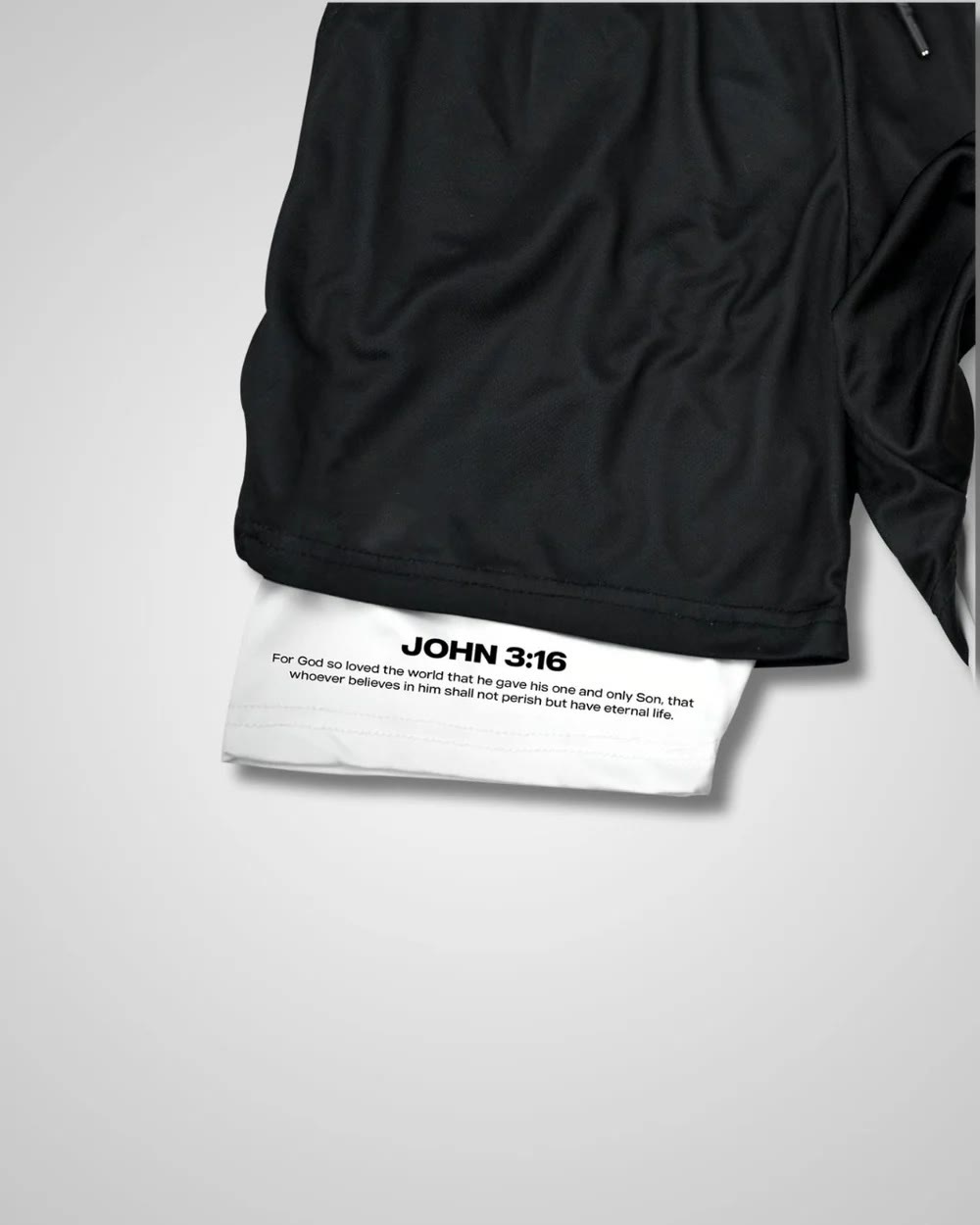 Christianartworkshop John 3:16 The Cross Performance Shorts - image 3