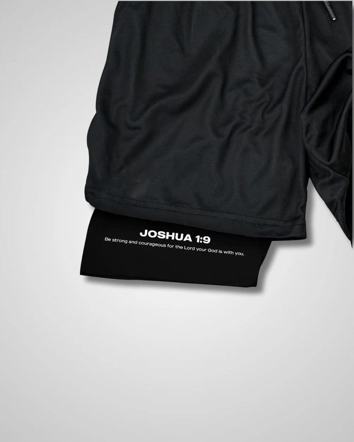 Christianartworkshop Joshua 1:9 Lion Performance Shorts - image 3