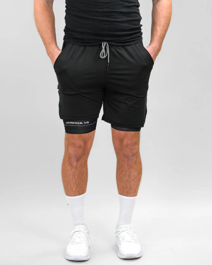 Christianartworkshop Joshua 1:9 Lion Performance Shorts - image 6