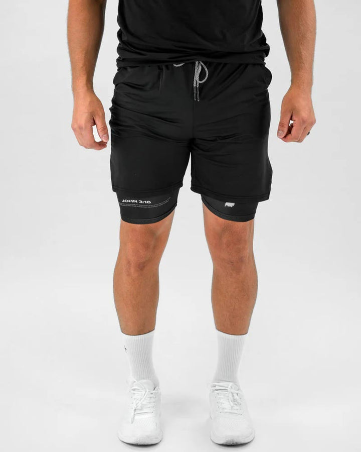 Christianartworkshop John 3:16 Cross Performance Shorts - image 5