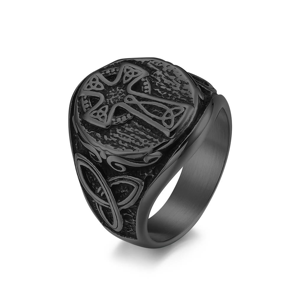 Christianartworkshop Eternal Faith Celtic Cross Ring - A Symbol of Timeless Devotion - image 6