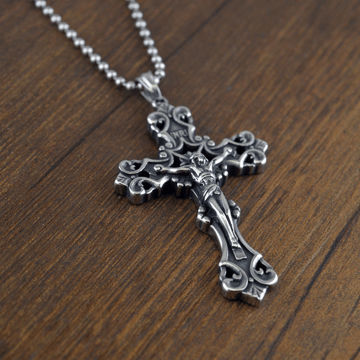 Christianartworkshop Ornate Crucifix Necklace - A Profound Symbol of Devotion Timeless Faith - image 6