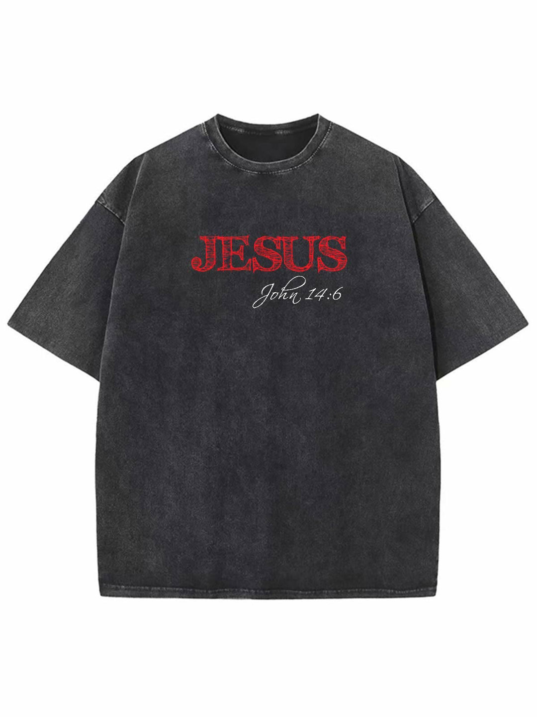 Christianartworkshop Truth Is Jesus Is Truth Unisex Washed T-shirt - image 4