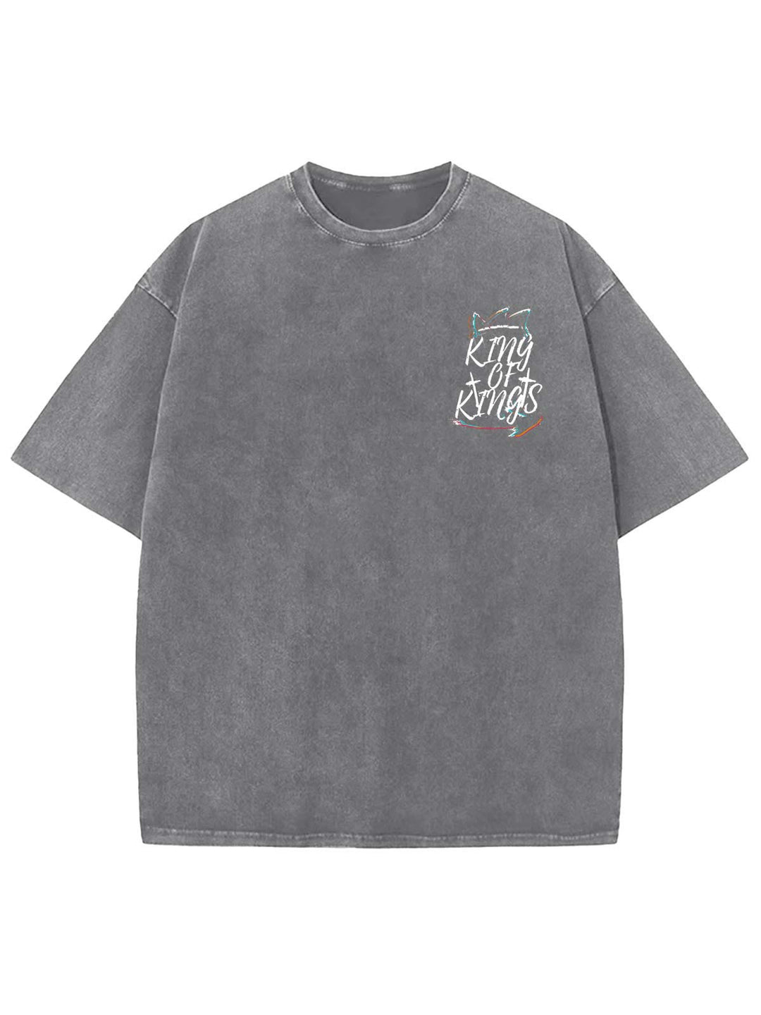 Christianartworkshop King Of Kings Unisex Washed T-shirt - image 16