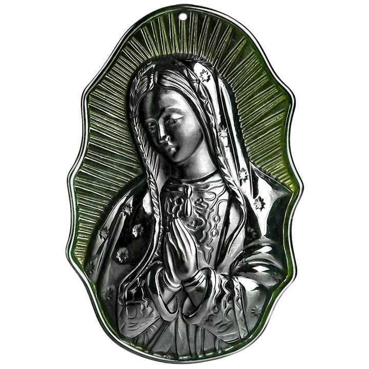 Christianartworkshop Our Lady of Guadalupe Hetian Black Jade Necklace - An Emblem of Sacred Devotion - image 7