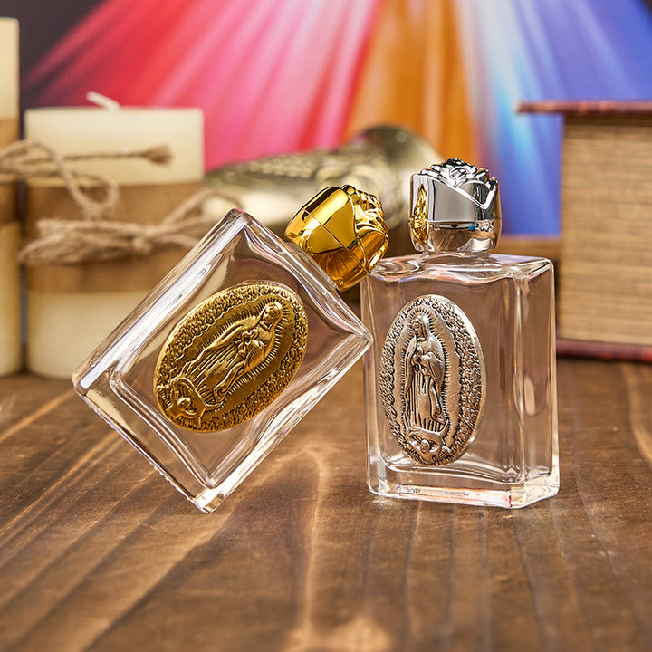 Christianartworkshop Exclusive Crafted Our Lady of Guadalupe Holy Water Bottle - A Vessel of Blessing and Protection - image 1