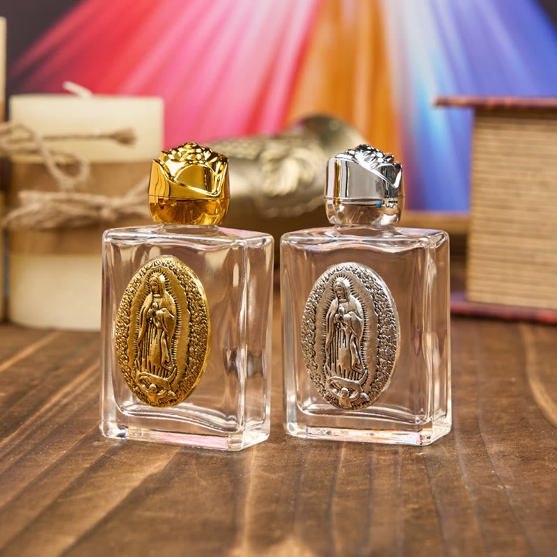 Christianartworkshop Exclusive Crafted Our Lady of Guadalupe Holy Water Bottle - A Vessel of Blessing and Protection - image 4