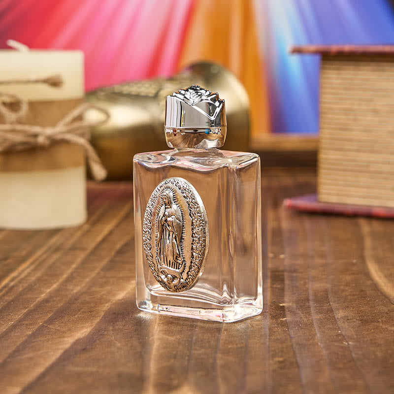 Christianartworkshop Exclusive Crafted Our Lady of Guadalupe Holy Water Bottle - A Vessel of Blessing and Protection - image 5