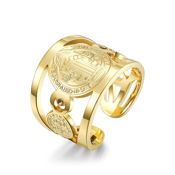 Christianartworkshop St. Benedict Ring - Divine Protection and Eternal Blessings - image 7