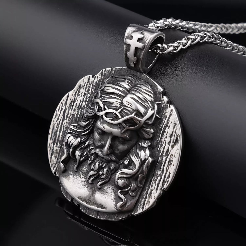Christianartworkshop Jesus Crown of Thorns Pendant Necklace - A Profound Symbol of Faith and Devotion - image 2