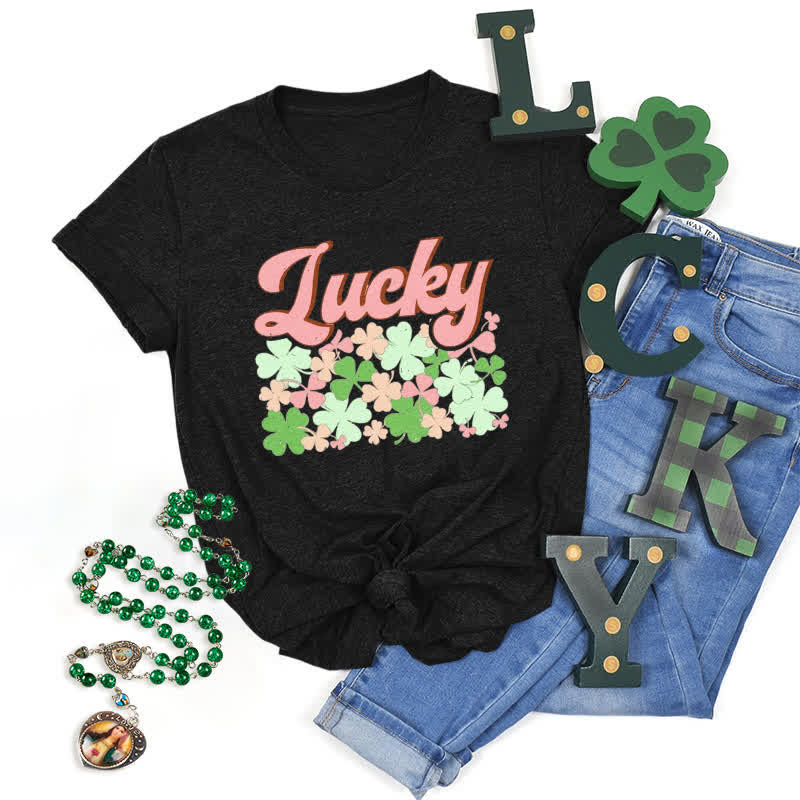 Christianartworkshop Embrace the Luck of the Irish Faith-Inspired T-Shirt - Black - 2XL - image 16