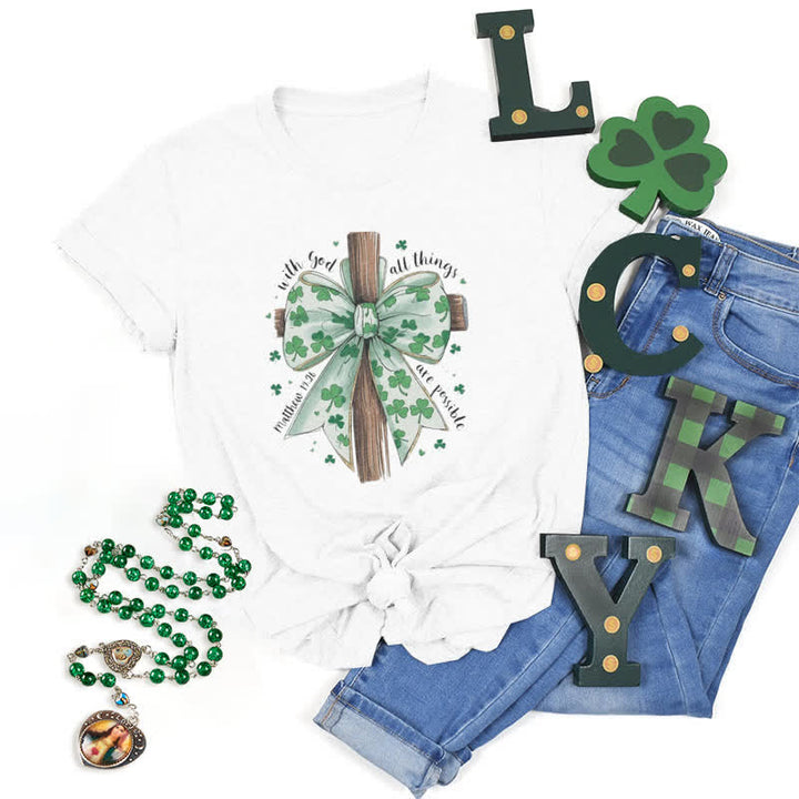 Christianartworkshop Faith and Fortune in Harmony Faith-Inspired T-Shirt - White - 2XL - image 3